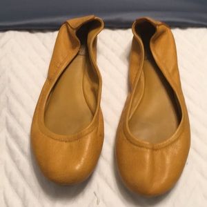 Tory Burch flats - mustard -9 M